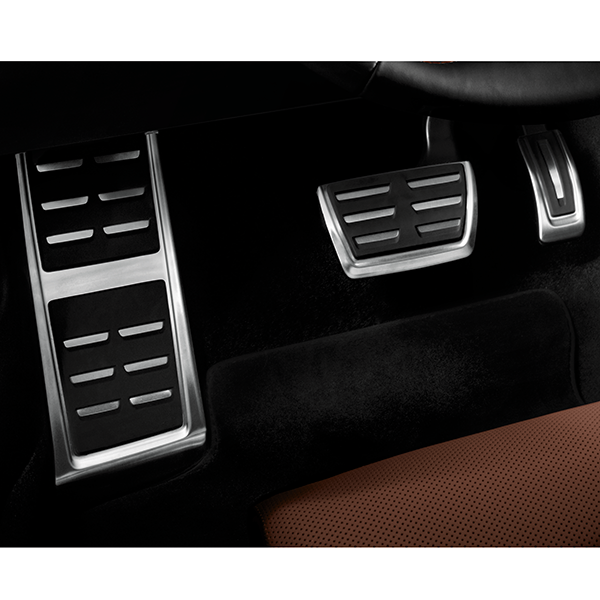 ステンレスペダル&フットレストカバー (Audi new A5 / 右ハンドル車用)